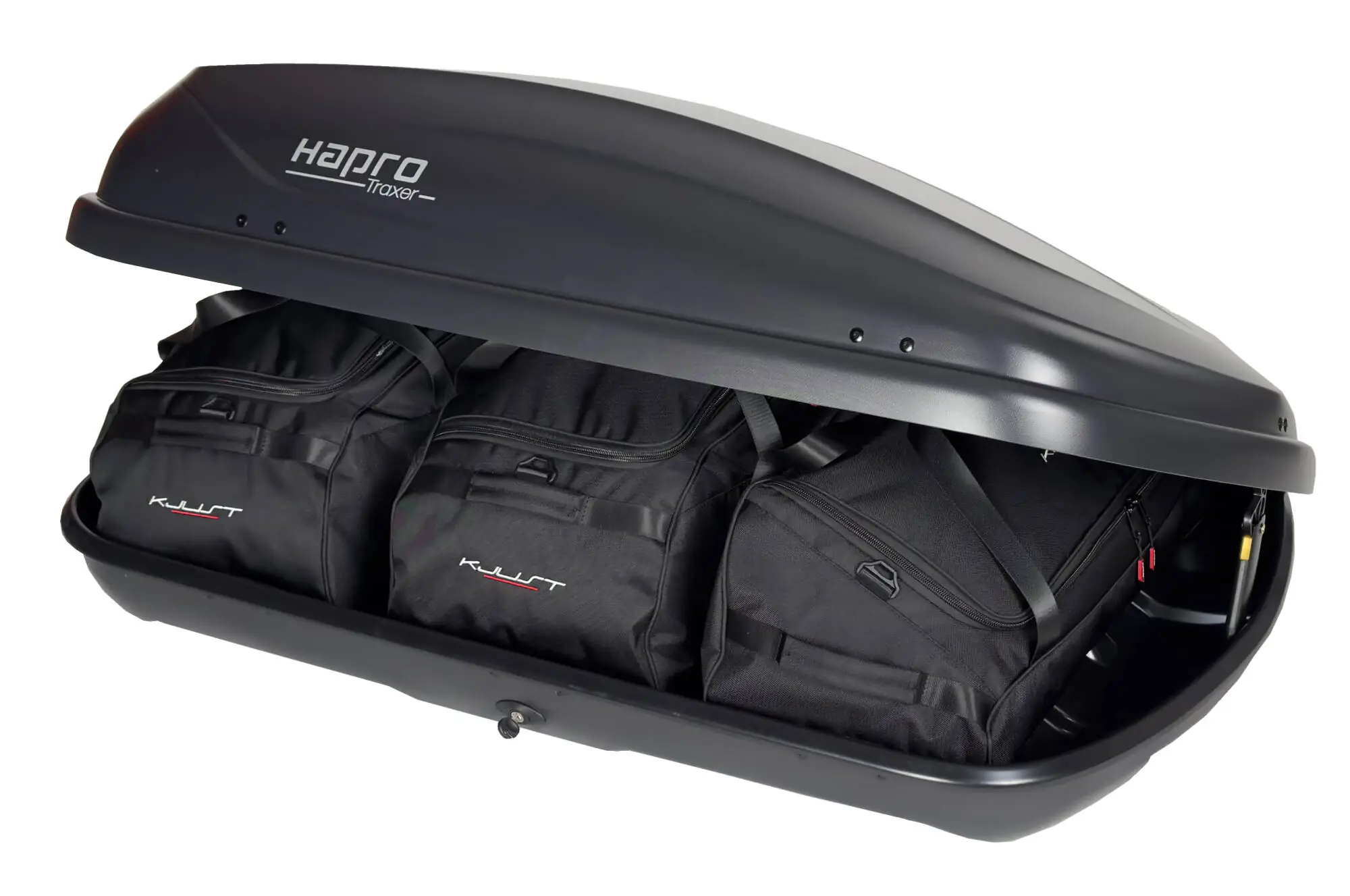 KJUST TASSENSET 3 STUKS VOOR DAKKOFFER HAPRO TRAXER 4.6