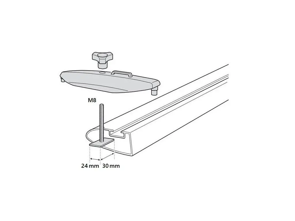 Thule T-track adapter 6964