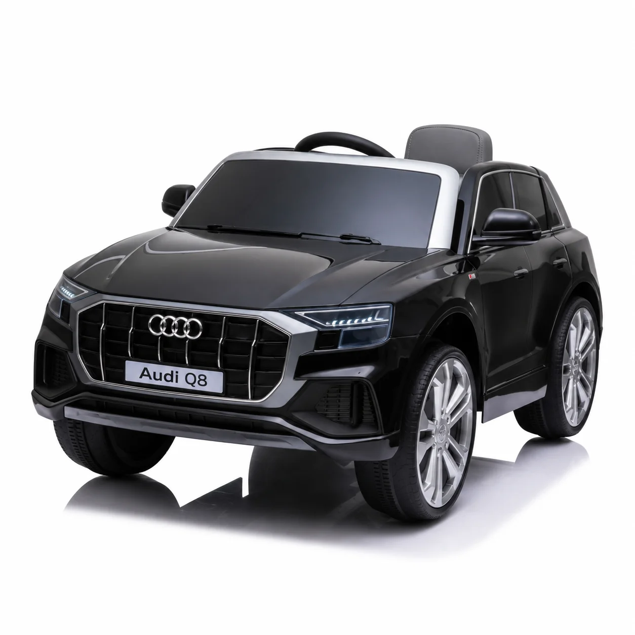 Audi Q8 elektrische kinderauto - zwart