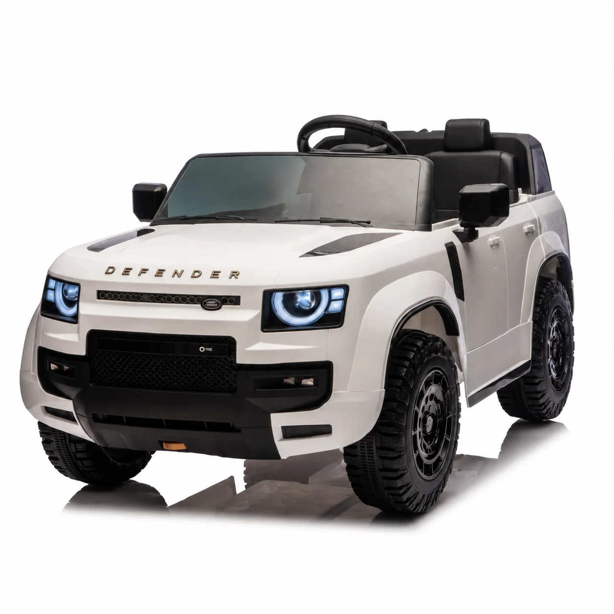 Land Rover Defender elektrische kinderauto - wit